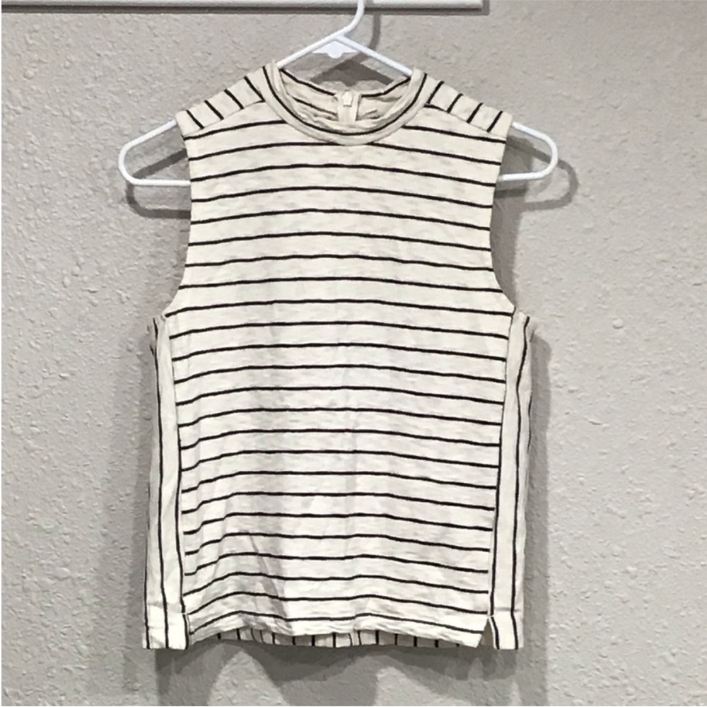 Madewell Striped Mockneck
Sleeveless Top - NWT - Picture 3 of 4